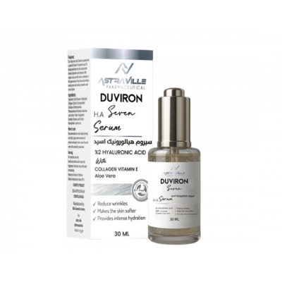 DUVIRON SEVEN HA SERUM — 2% HYALURONIC ACID WITH COLLAGEN - VITAMIN E - ALOE VERA 30 ML